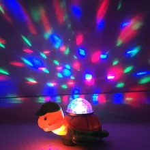 Electric turtle, tortoise will be light, crawling, music turtle, gifts for children! Educational toys W167