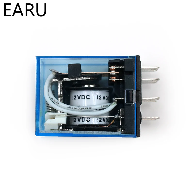 1 шт. MY4NJ электронное Микро Мини электромагнитное реле 5A 14PIN катушка 4DPDT с PYF14A цоколь DC12V 24 В AC110V 220 В светодиодный