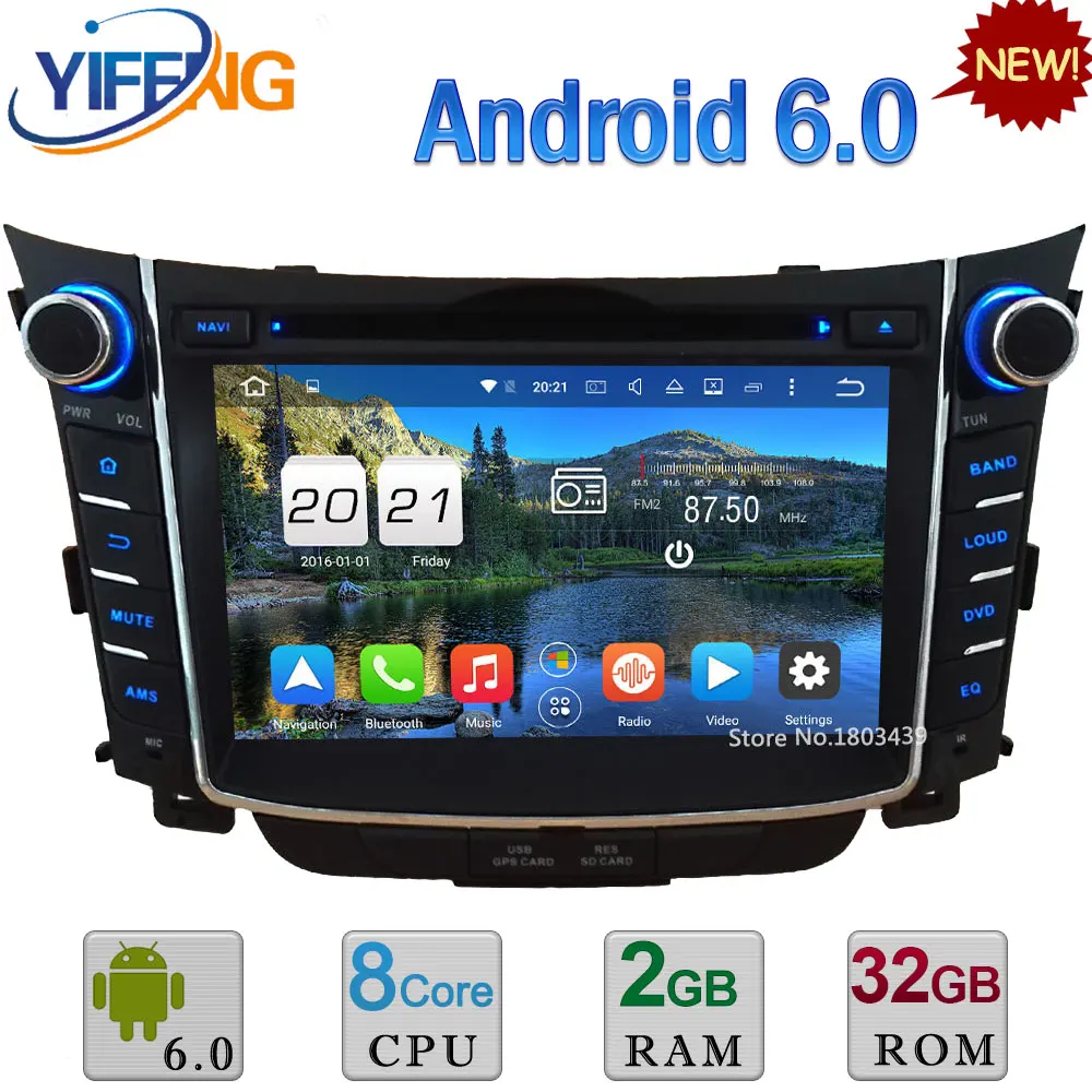 7 4G WIFI Octa Core Android 6 0 2GB RAM 32GB ROM DAB RDS Car DVD