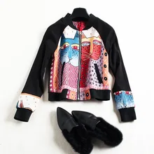 High quality vintage casual tops coats 2018 new brand runway women sprint jackets long sleeve v