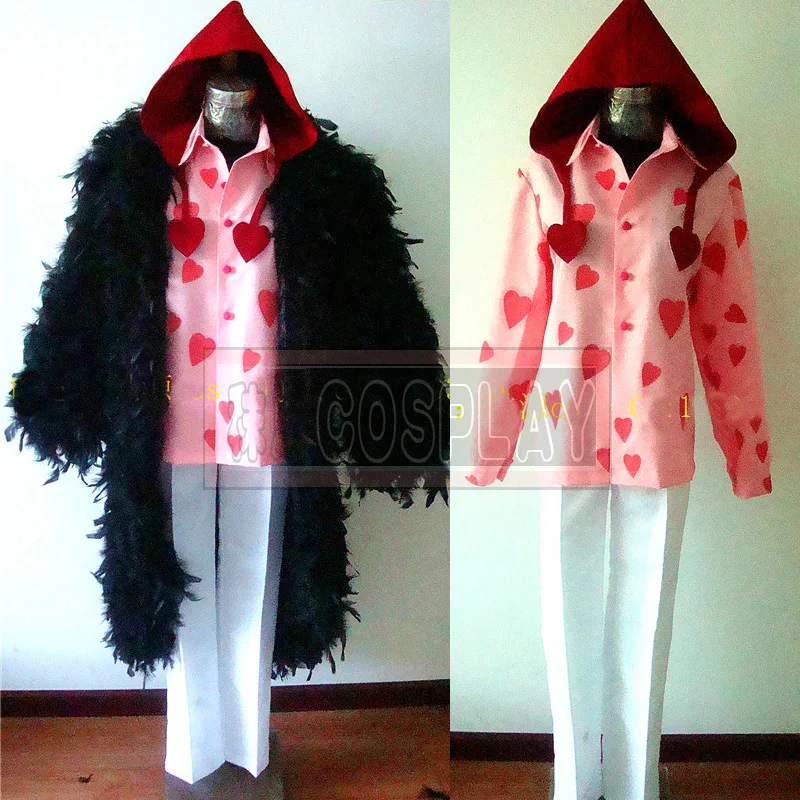 

Donquixote Rosinante Corazon Cosplay Costume Party Christmas Halloween Custom Made Any Size