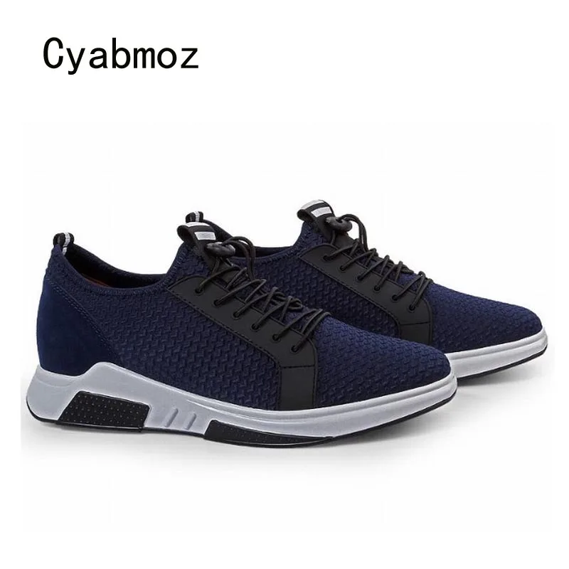 Cyabmoz Men Summer Casual sneakers Elevator shoes Breathable Mesh ...