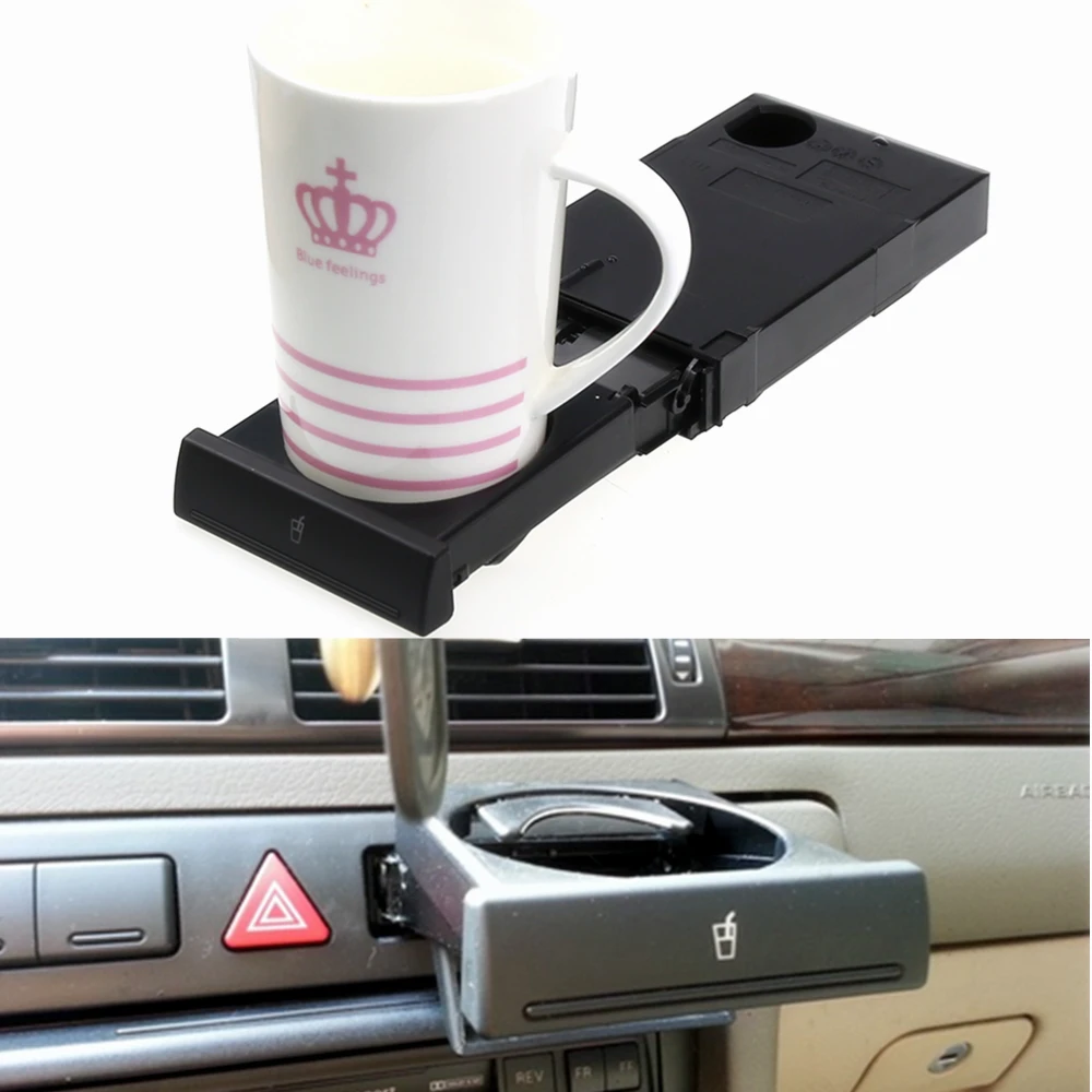 

Car Drink Holder Dashboard Stretch Bottle Can Cup Stand Car Cup Holder for Audi C5 A6 98-05 Car-Styling Accessories
