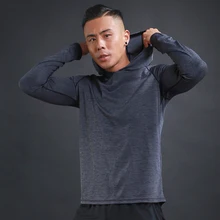 Мужская и женская спортивная куртка для бега, занятий йогой, фитнесом, тренировками, тренировочными костюмами, дышащие быстросохнущие толстовки с капюшоном