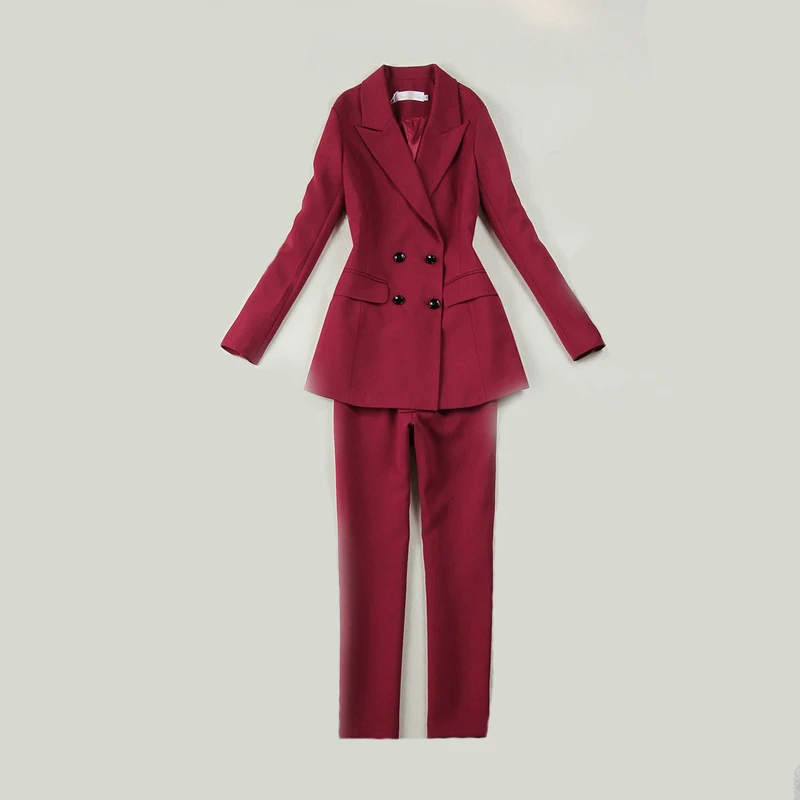 2017 fashion suit suit + pants women's professional suit jacket, long paragraph temperament leisure two sets of trousers tide 2017 fashion suit suit + pants women's professional suit jacket, long paragraph temperament leisure two sets of trousers tide