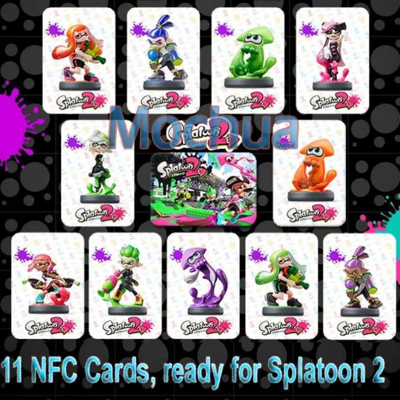 

Amiibo Card for Splatoon 2 NTAG215 Card NFC Card Whole set-16pcs/lot