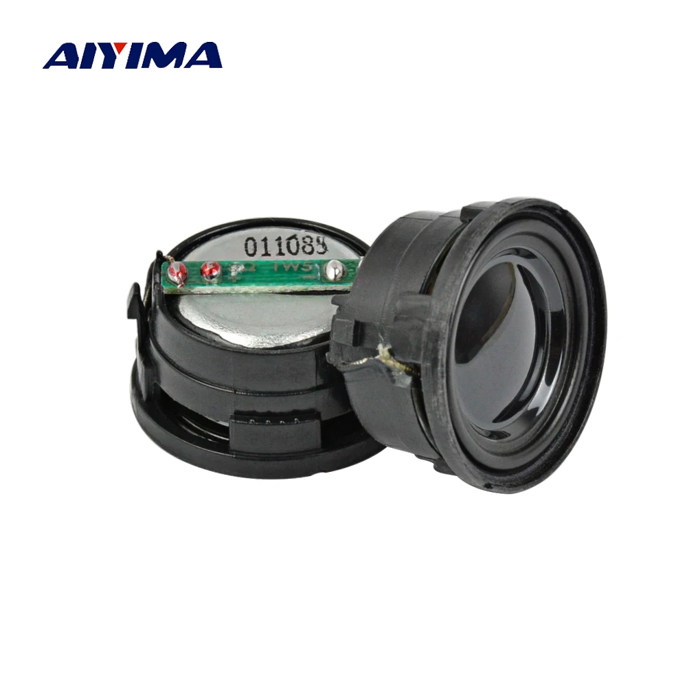 AIYIMA 2 шт. 25 мм мини аудио портативный динамик s 16 Core 8 ом 1 Вт Колонка для