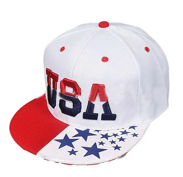 

USA American Flag Snapback Cap Adjustable United States Baseball Cap Hat Women Caps Men USA Hats American Star