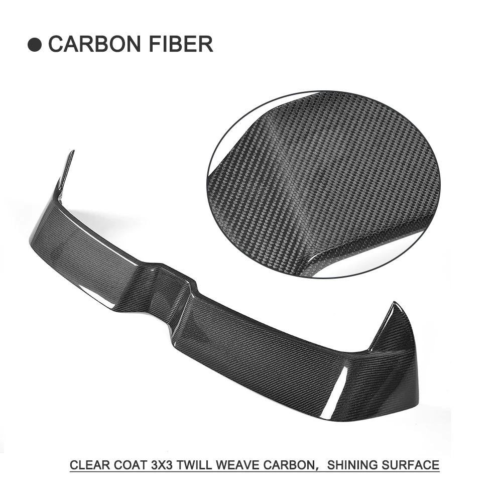  Carbon Fiber Auto Rear Roof Spoiler Lip Wing for Audi S3 RS3 Typ 8V SLINE Hatchback 4 Door 2014-201