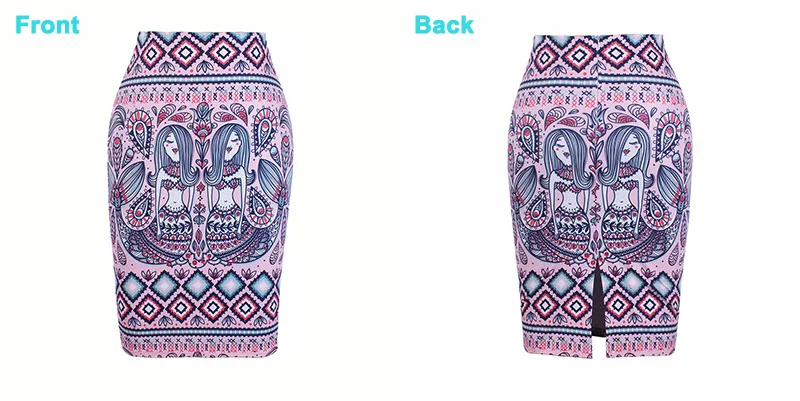 Западный новейший дизайн, винтажные женские юбки-карандаш с геометрическим принтом, S-4XL, модные женские Облегающие юбки для девочек