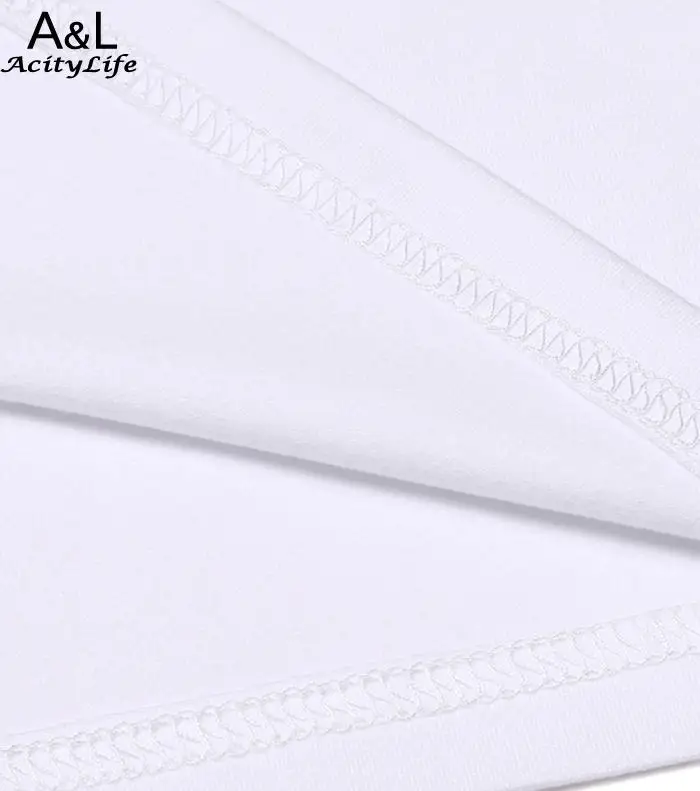 Шеи Повседневное экипаж Белый Slim Fit мягкий короткий рукав Футболка Для женщин