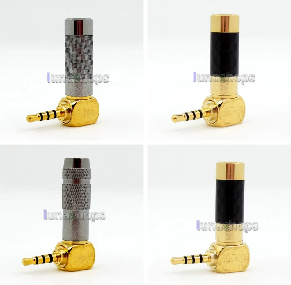 LN005628 L-образный с родиевым покрытием 2 5 мм 4-полюсный адаптер TRRS для Astell &amp Kern AK380