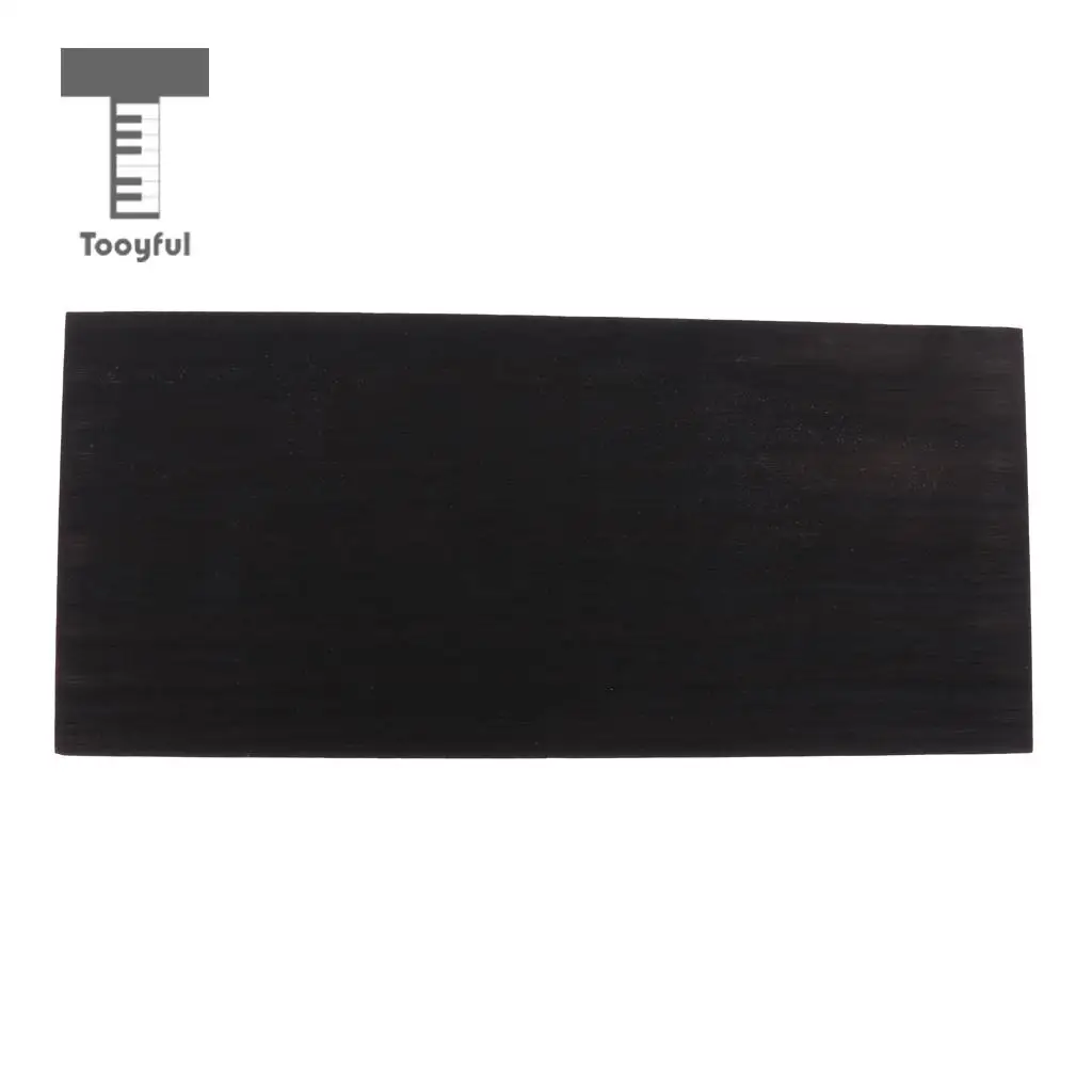 Guitar Wood Headplate Veneer Headstock for Luthier Parts Accessories Black