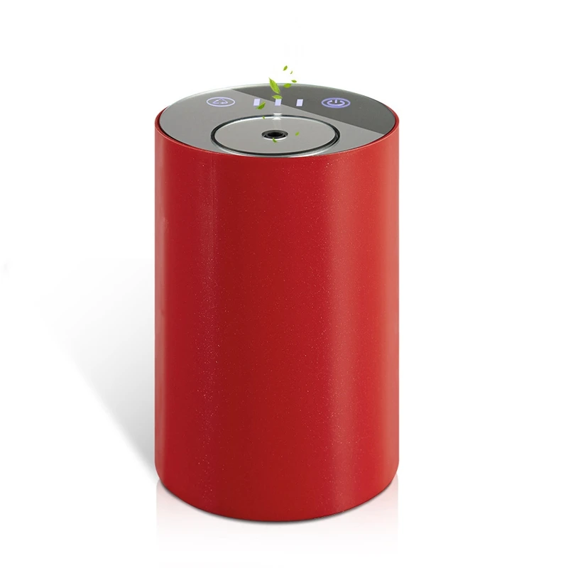 Безводный и беспроводной распылитель эфирных масел для автомобиля ароматерапия диффузор аккумуляторные диффузоры ароматизатор автомобильный освежитель Aromatherap - Цвет: Red