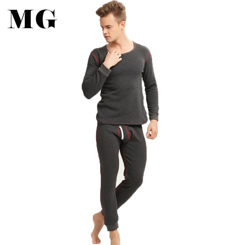 Mr.Gun Mens Thermal Underwear Heated Wool Winter Long John Segunda Pele