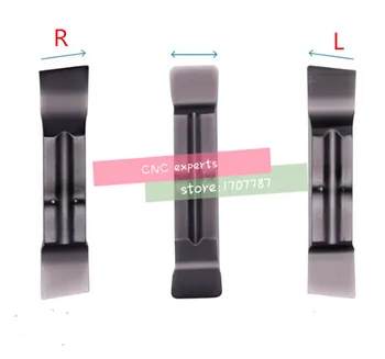 

10pcs MGGN300-R carbide turning insert,Changeable Internal Carbide Grooving Tips for Grooving Holder MGEHR & MGIVR