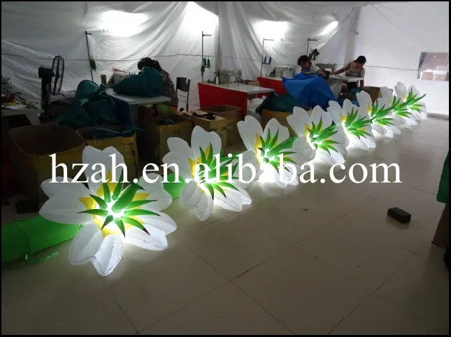 Hot sale lighted inflatable flower,inflatable stage flower wedding decoration Hot sale lighted inflatable flower,inflatable stage flower wedding decoration
