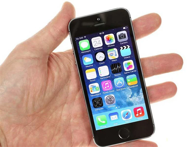 Factory Unlocked Original Apple iPhone 5s with Fingerprint IOS OS 4.0 Inch Screen Mobile Phone Touch ID iCloud App Store free apple cell phones