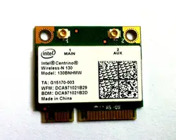 Беспроводная карта для Intel Centrino 130 130 BNHMW Bluetooth BT + WLAN Half Mini PCI-E B/G/N wireless-N 130
