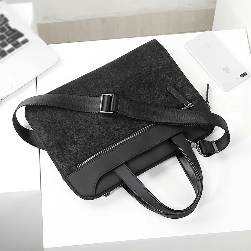 Luxury Handbags Men Briefcase Messenger Bag Men's Natural Handbag Soft Leather Bags Top Grade Leather Sac Homme Bandolera Hombre