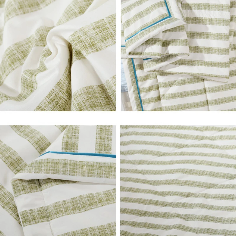 Hongbo хлопок летнее Полосатое одеяло моющееся одеяло для взрослых гладкое мягкое одеяло