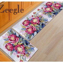 Zeegle Противоскользящий коврик для дома и кухни, коврик для ванной комнаты, коврик для входной двери, коврик для прихожей, коврик для пола, машинная стирка