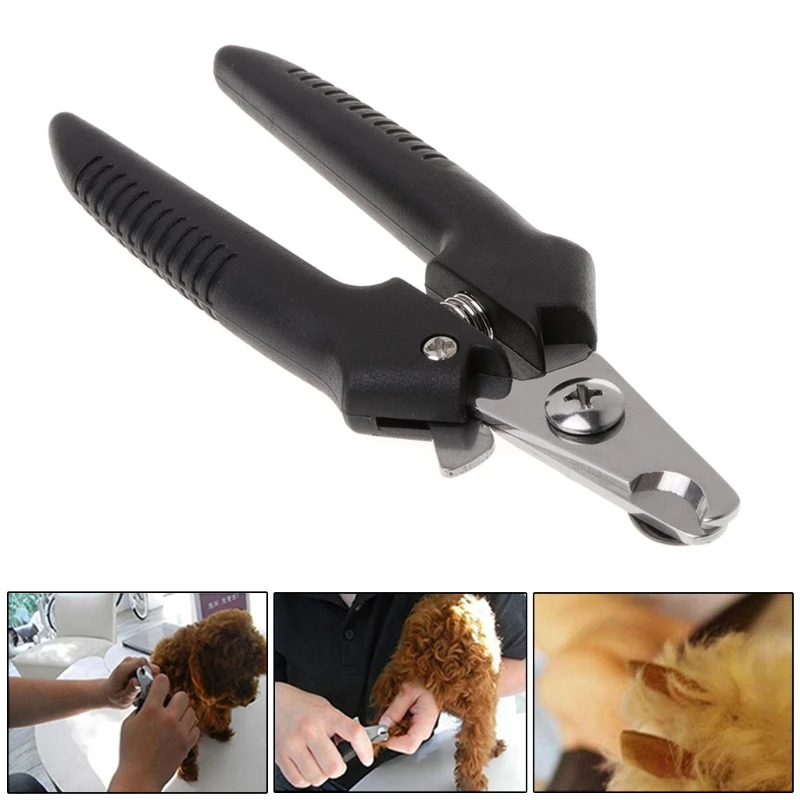

Nail Clippers Pets Dog Cat Claw Cutter Trimmer Grooming Scissors Stainless Steel