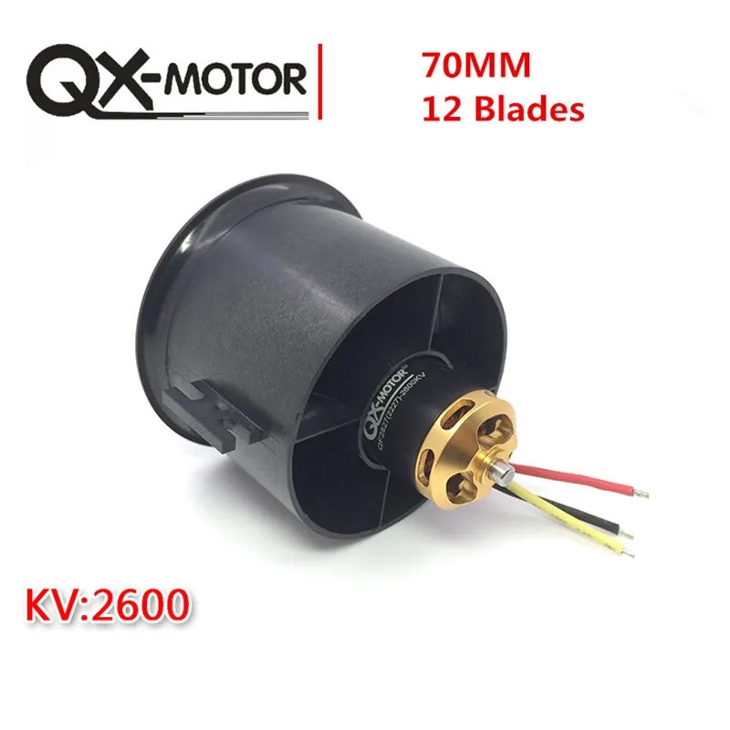 QX MOTOR DIY EDF воздуховод самолёт вентилятор 30 мм/55 мм/с бесщеточным двигателем|Детали