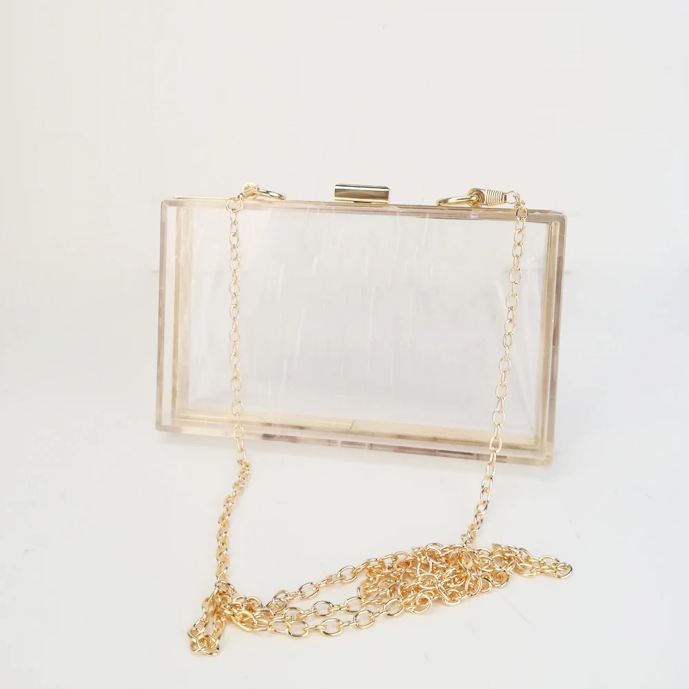 clear crossbody clutch