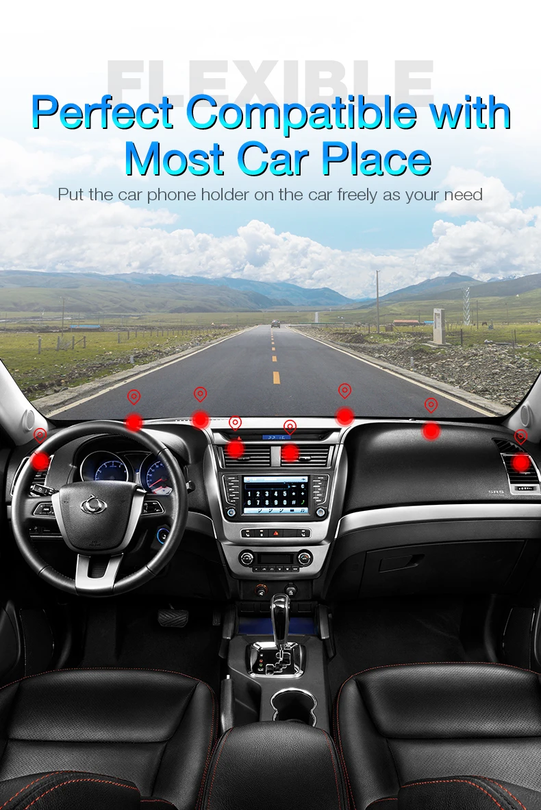 Magnetic Car Phone Holder  (15)
