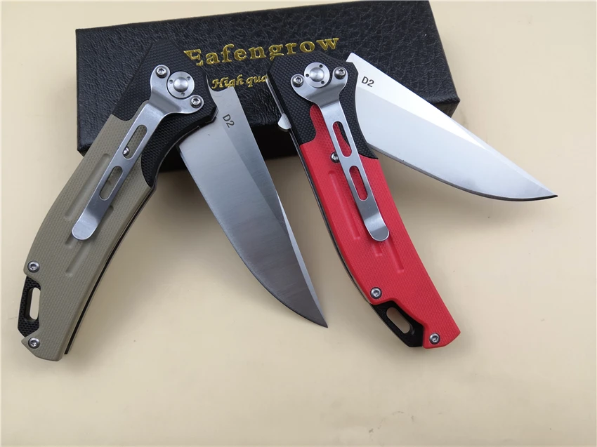 Eafengrow EF53 D2 складной нож g10 Ручка флип карманный/EDC/нож открытый/Кемпинг/утилита/нож выживания складной инструмент