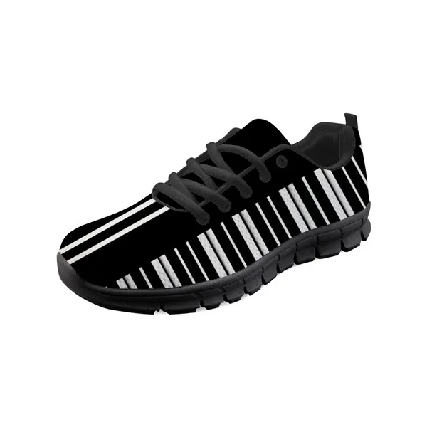 Twoheartsgirl/Легкая женская обувь с принтом нот; женские дышащие кроссовки для фитнеса; беговые кроссовки для девочек-подростков - Цвет: XM2534BAQ