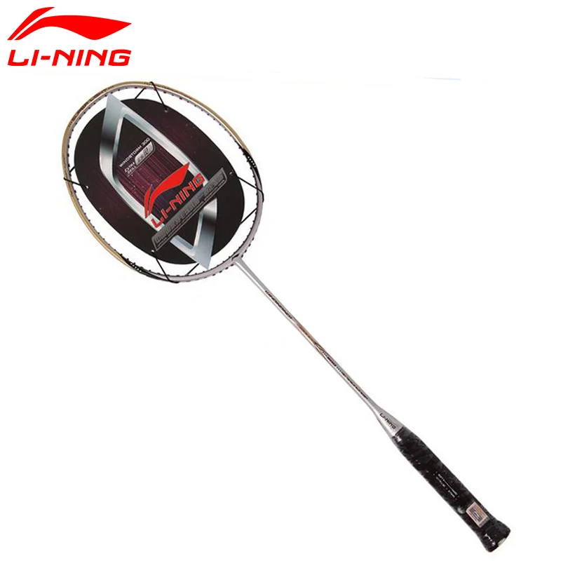 Li-Ning WindStorm 300 Type Professional Light Carbon Badminton Rackets LINING Light Weight Single Racket Without String AYPH002