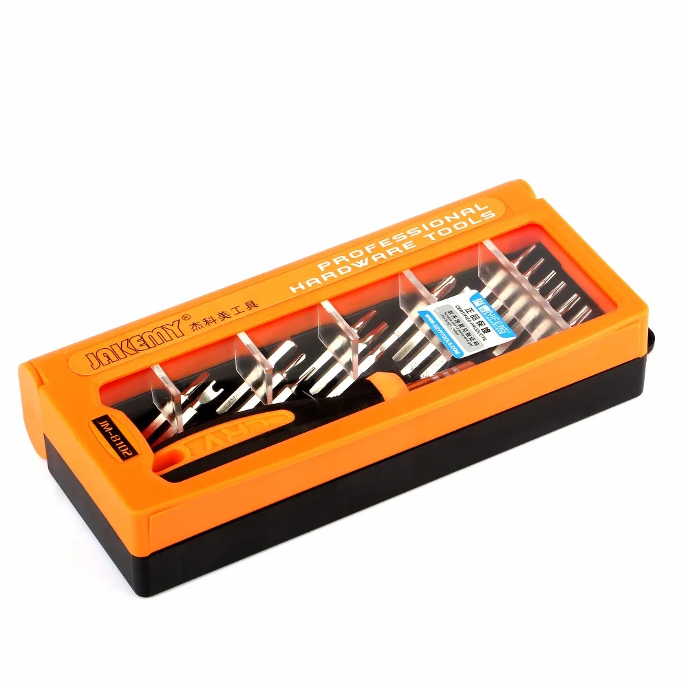 

JAKEMY Multitool Magnetic Screwdriver Bits 22 in 1 Electric Screw Driver Set for Iphone Ipad Mobile Phone Repair Disassemble