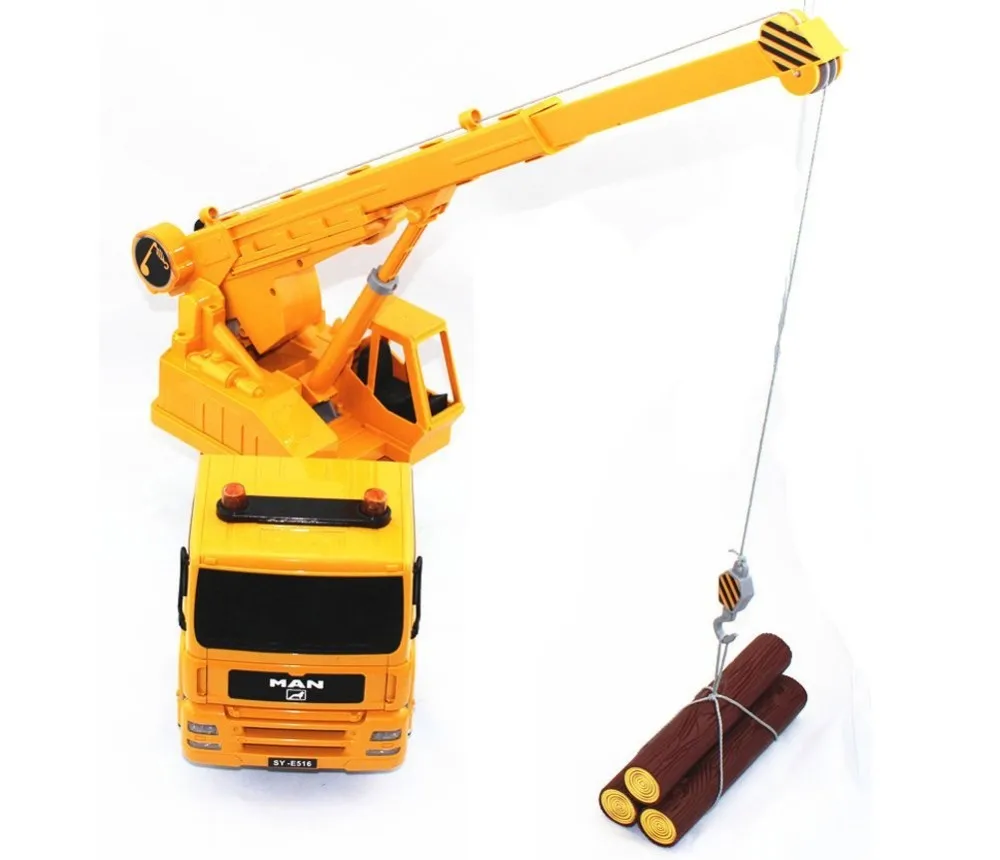 Caminhão de rc Misturador de Cimento Caminhão de Bombeiros Modelo de Veículo de Construção de Controle de Rádio para Brinquedos de Hobby de Presente das Crianças Maior Lixo Guindaste de Hobby Presente das Crianças - 2.4g 21 High Quality Brinquedos e hobbies
