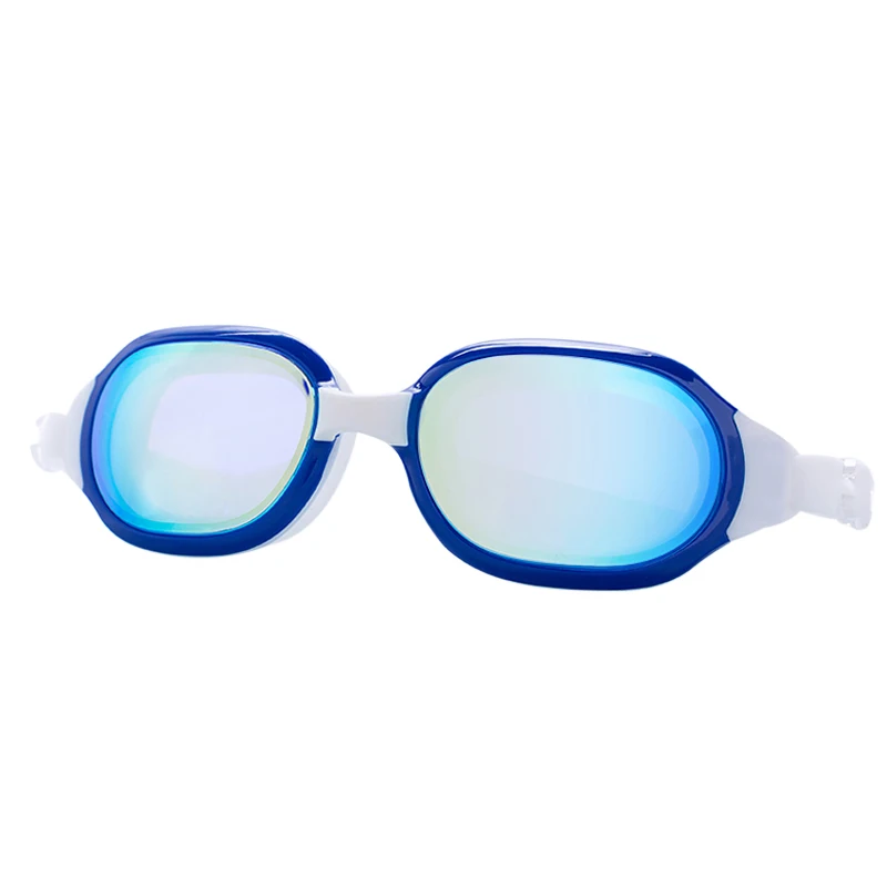 L new Swimming Goggles Glasses Unisex Plating Waterproof Anti-fog Swimming Glasses UV Protection Diving Eyewear - Цвет: L