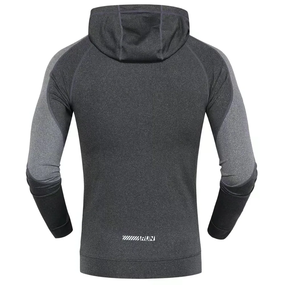 Refire gear мужская куртка для бега спортивный фитнес с длинными рукавами с капюшоном плотные Гольфы спортивные уличные для тренировок и бега
