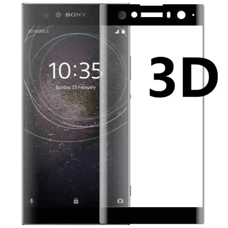 Закаленное стекло с полным покрытием для Sony Xperia XA1 plus Ultra 3D Защитная пленка экрана