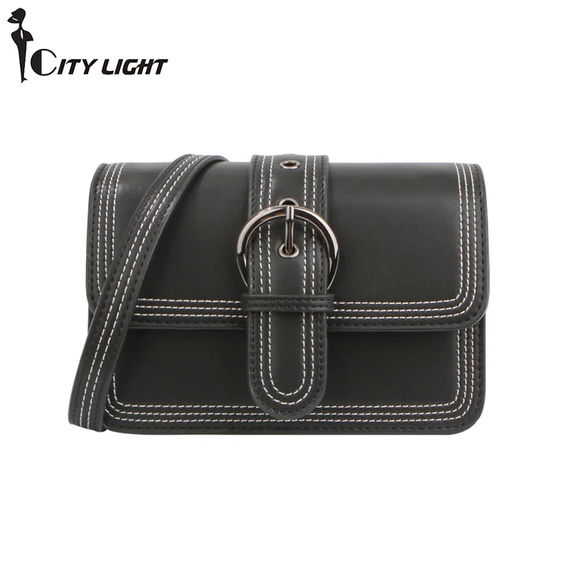 

New Fashion Women Solid Flap Bag Female PU Leather Shoulder Bag Lady High Quality Chain Small Casual Travel Crosbody Bag