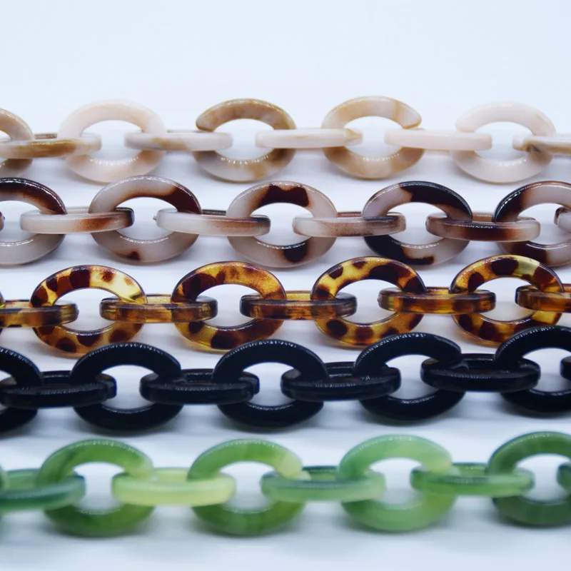 2018 Acrylic Bag Strap Fashion Plastic Resin Chains Wholesale Purse