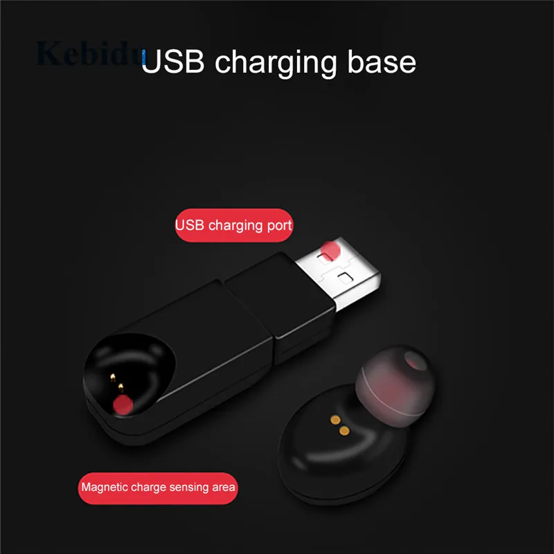 

KEBIDU Car Bluetooth earphone X17 Mini Wireless Bluetooth Headset handsfree USB Magnetic Charging Bluetooth Earbud for Phone