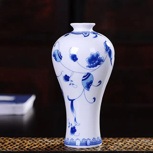 Vintage Ceramic Vase Terrarium Clic Plant Stand Vintage Ceramic Vase Terrarium Clic Plant Stand Decoration Flower Blue White Porcelain Container