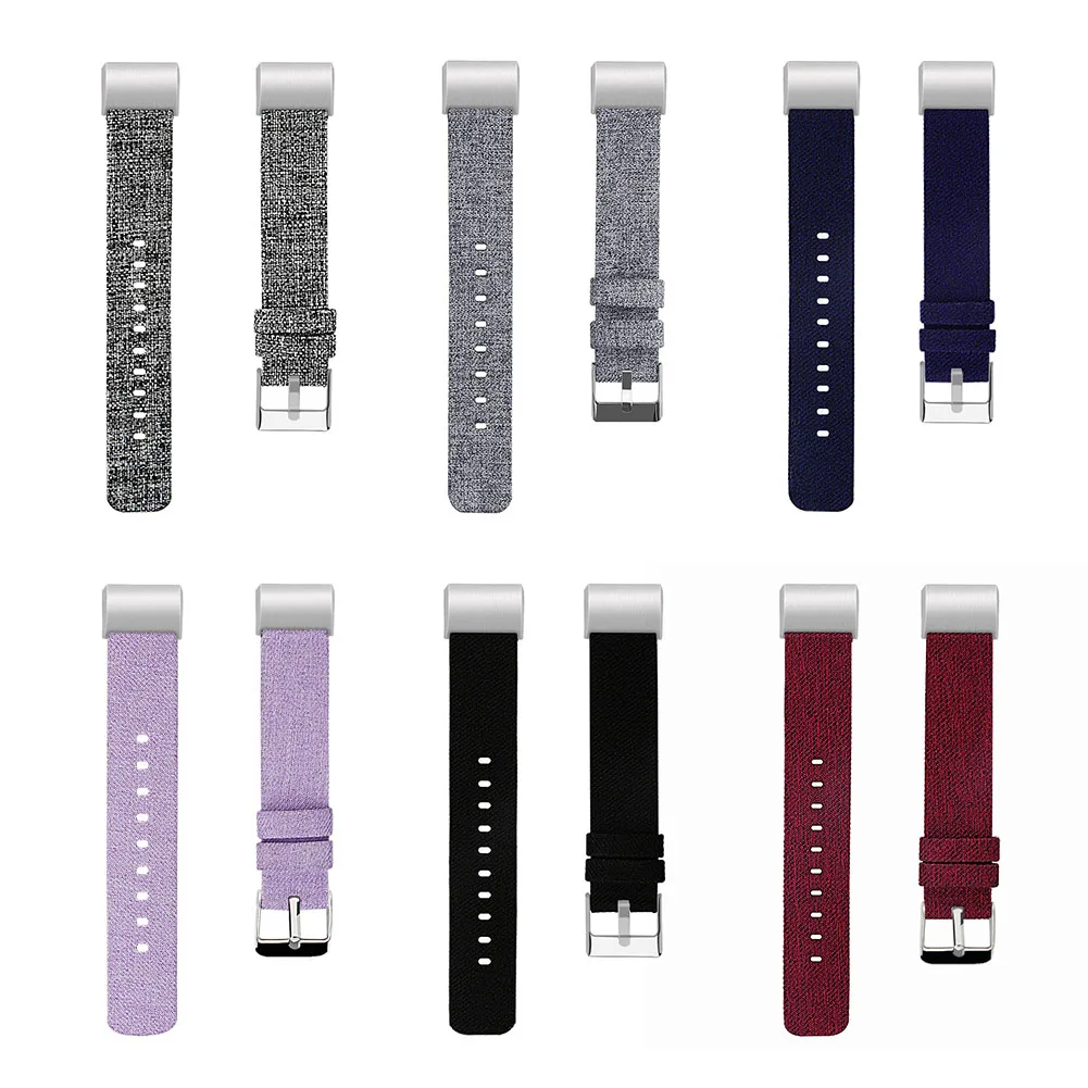 Нейлоновый тканевый ремешок для часов Fitbit Charge 2, ремешок для спортивных часов, Сменные аксессуары для часов