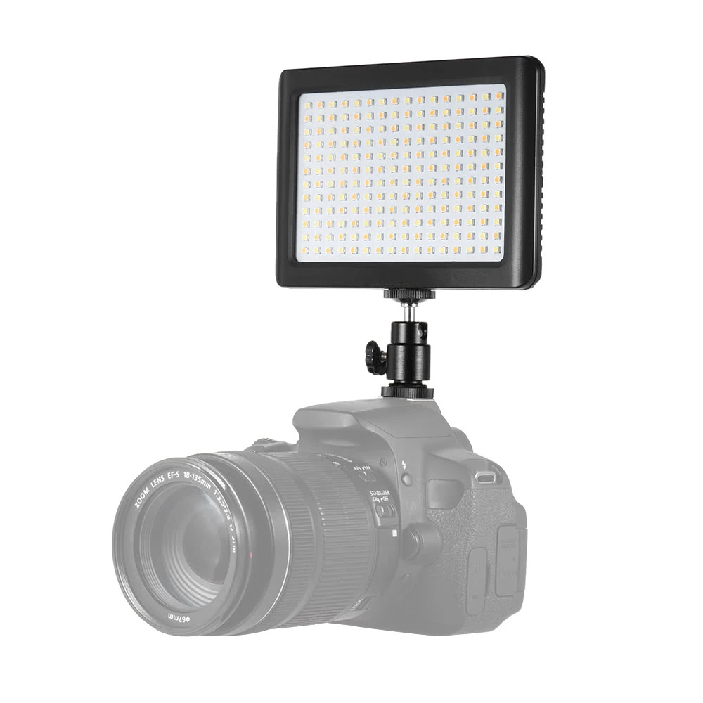 W&amp5 12W 192 LED Super Slim 3200K-6000K Studio Video Continuous Light Lamp For Cannon Nikon Sony DSLR CameraS DV Camcorder | Электроника