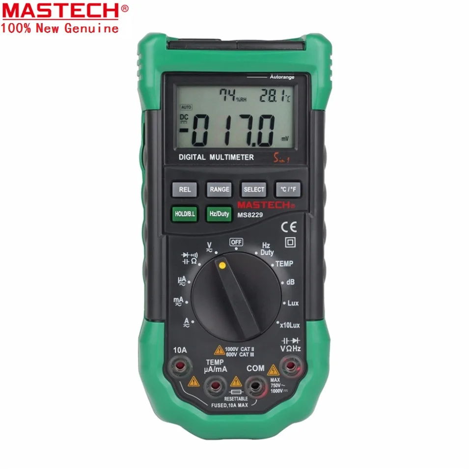Первоначально Mastech MS8229 5 in1 Авто Диапазон Цифровой мультиметр