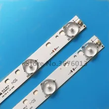 2 шт. 32 ''570 мм* 17 мм 10 светодиодный s светодиодный Подсветка лампы светодиодный полоски w/оптические линзы Fliter для ТВ монитор Панель 30 V