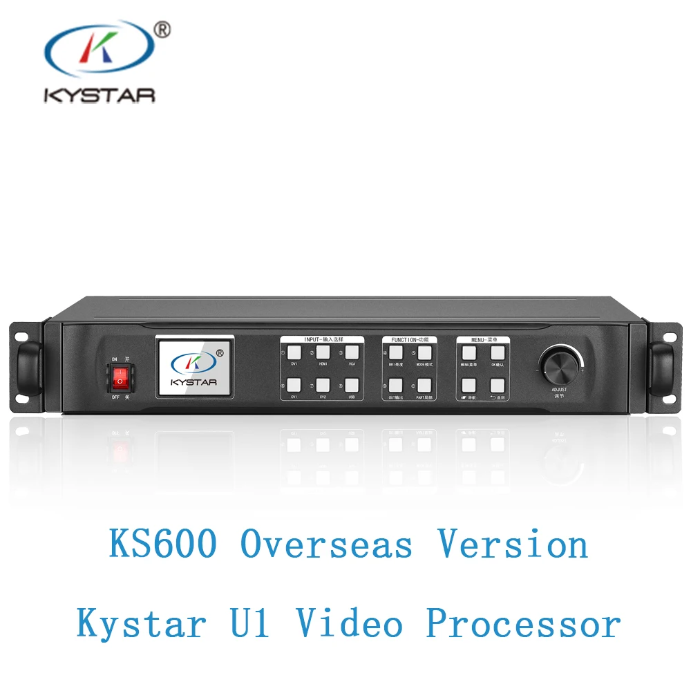 

Kystar U1 LED video processor KS600 English version with linsn TS802D or novastar MSD300 full color LED display video processor