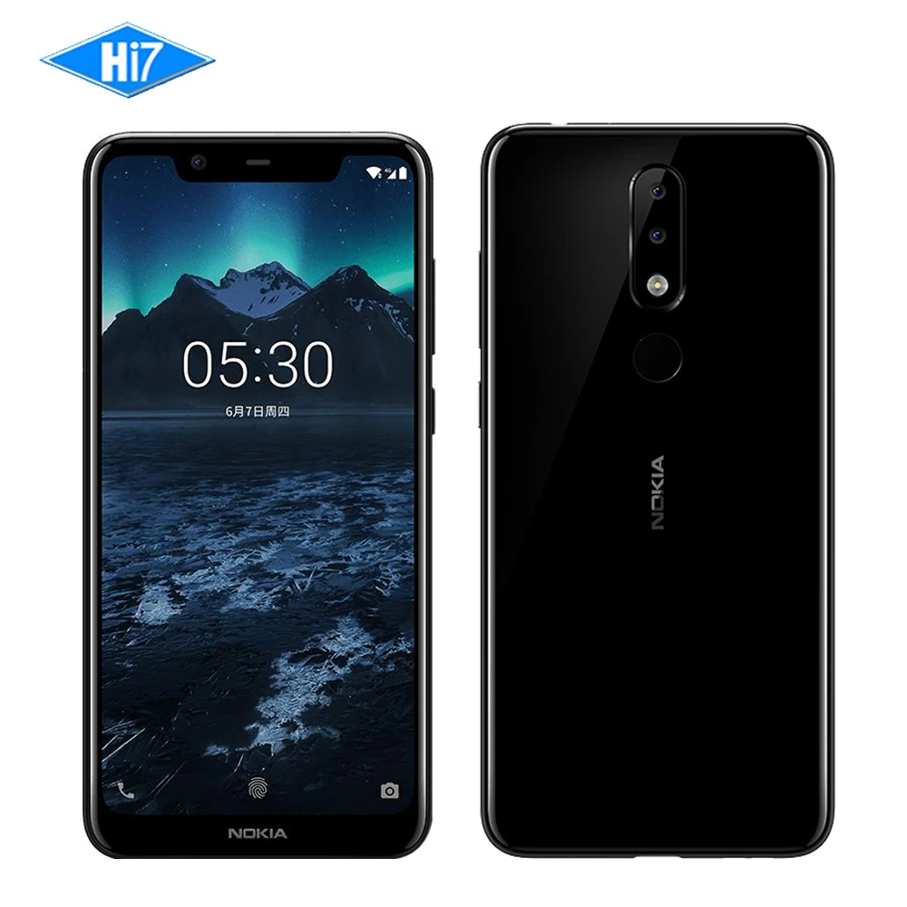 Новый Nokia X5 2018 3G RAM 32G ROM 3060 мАч 3 Камера Dual Sim Android отпечатков пальцев 5,86 "Восьмиядерный LTE 4G смарт-мобильный телефон NokiaX5