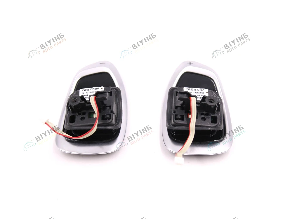 

For Audi A3 A4 A5 A6 S3 S4 S5 S6 RS3 BIG Tiptronic black high-gloss chrome Steering Wheel Shift Paddle 8V0 951 523 INZ