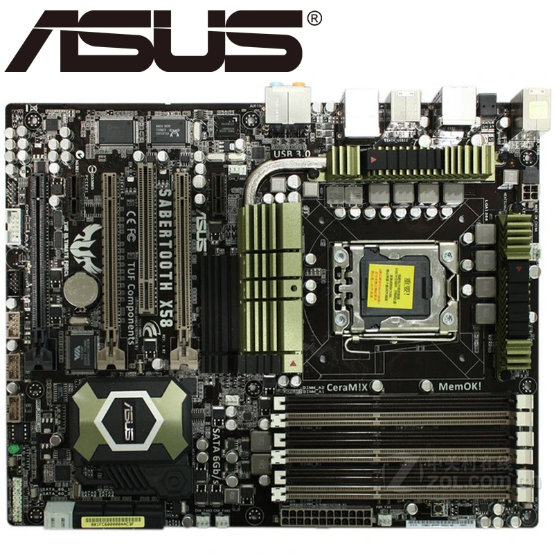 Asus Sabertooth X58 Motherboard X58 Socket Lga 1366 Core I7 Extreme